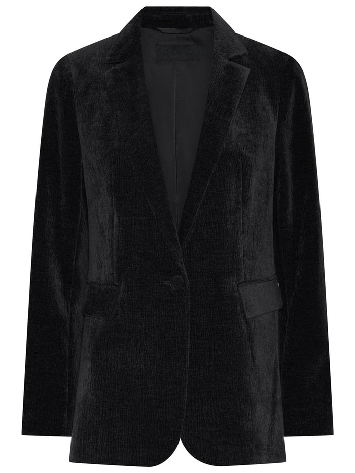 Cero Etage Blazer 36 / Black Cero Etage- Anna Blazer i velur kunstkolonialen