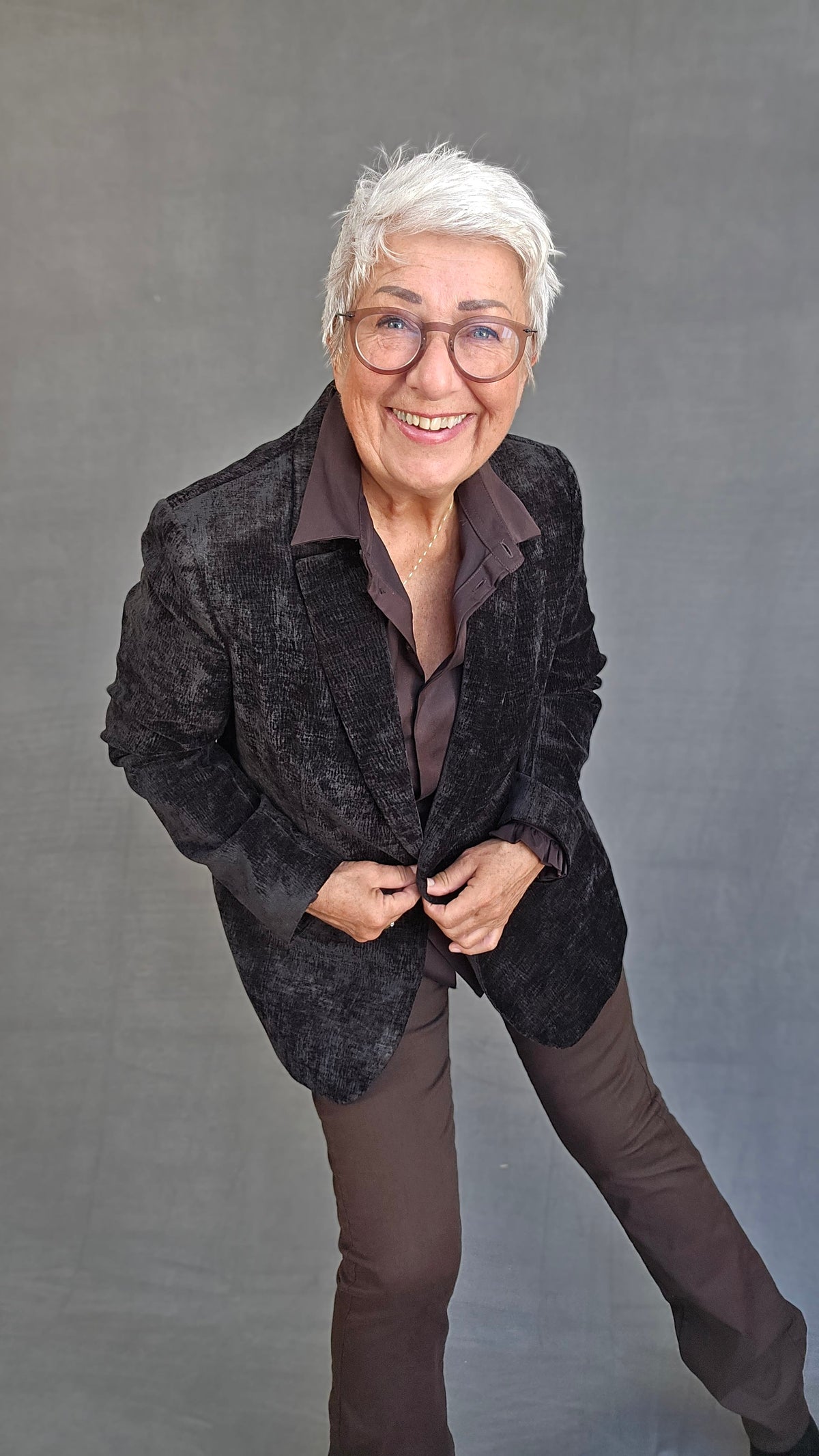 Cero Etage Blazer Cero – Anna Blazer i velur kunstkolonialen
