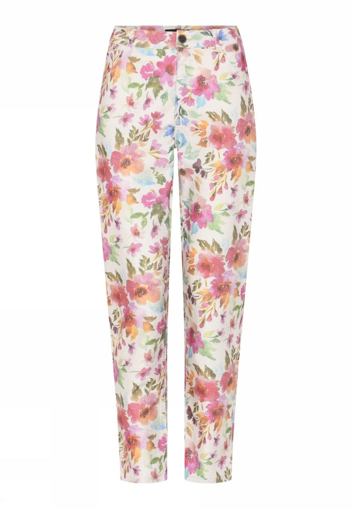 Cero Etage Bukse 34 / Pink Bloom CRO- Suzanne bukse m/print Flower kunstkolonialen