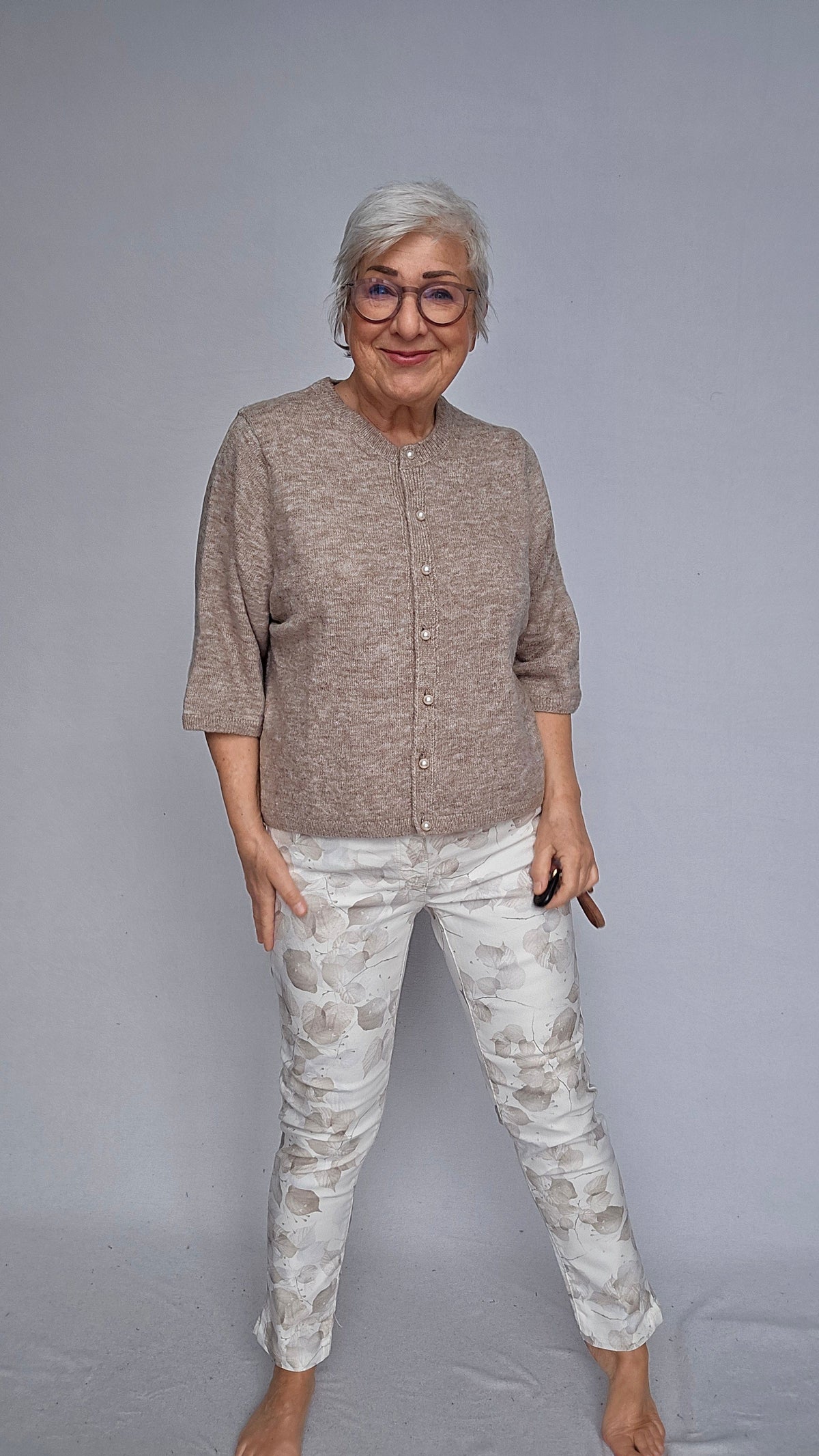 Cero Etage Bukse CRO- Suzanne bukse m/print Flower kunstkolonialen