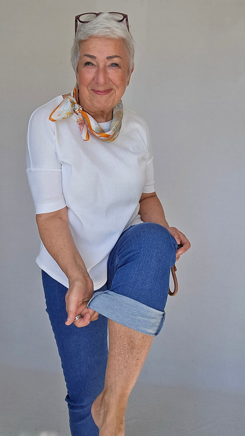 Cero Etage Bukser 34 / Denim blå CRO- Magic fit summer 68 cm kunstkolonialen