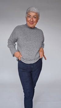 Cero Etage Bukser Mørk Denim / 36 CRO- Magic Fit Denim Slim m/glidelås kunstkolonialen