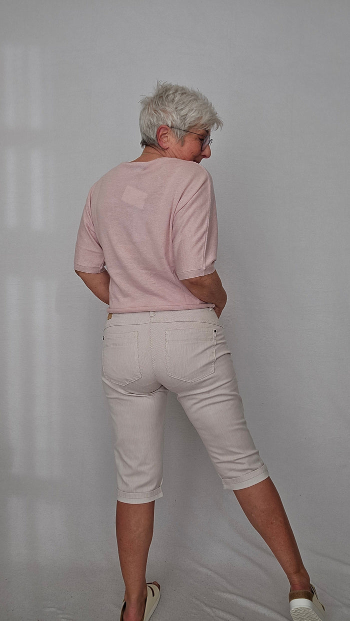 Cero Etage Capri CRO- Suzanne capri bukse m/striper kunstkolonialen