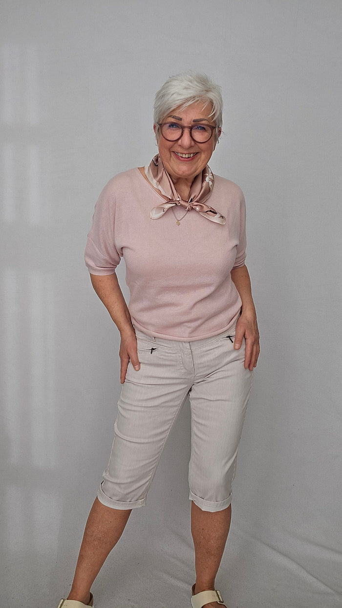 Cero Etage Capri CRO- Suzanne capri bukse m/striper kunstkolonialen