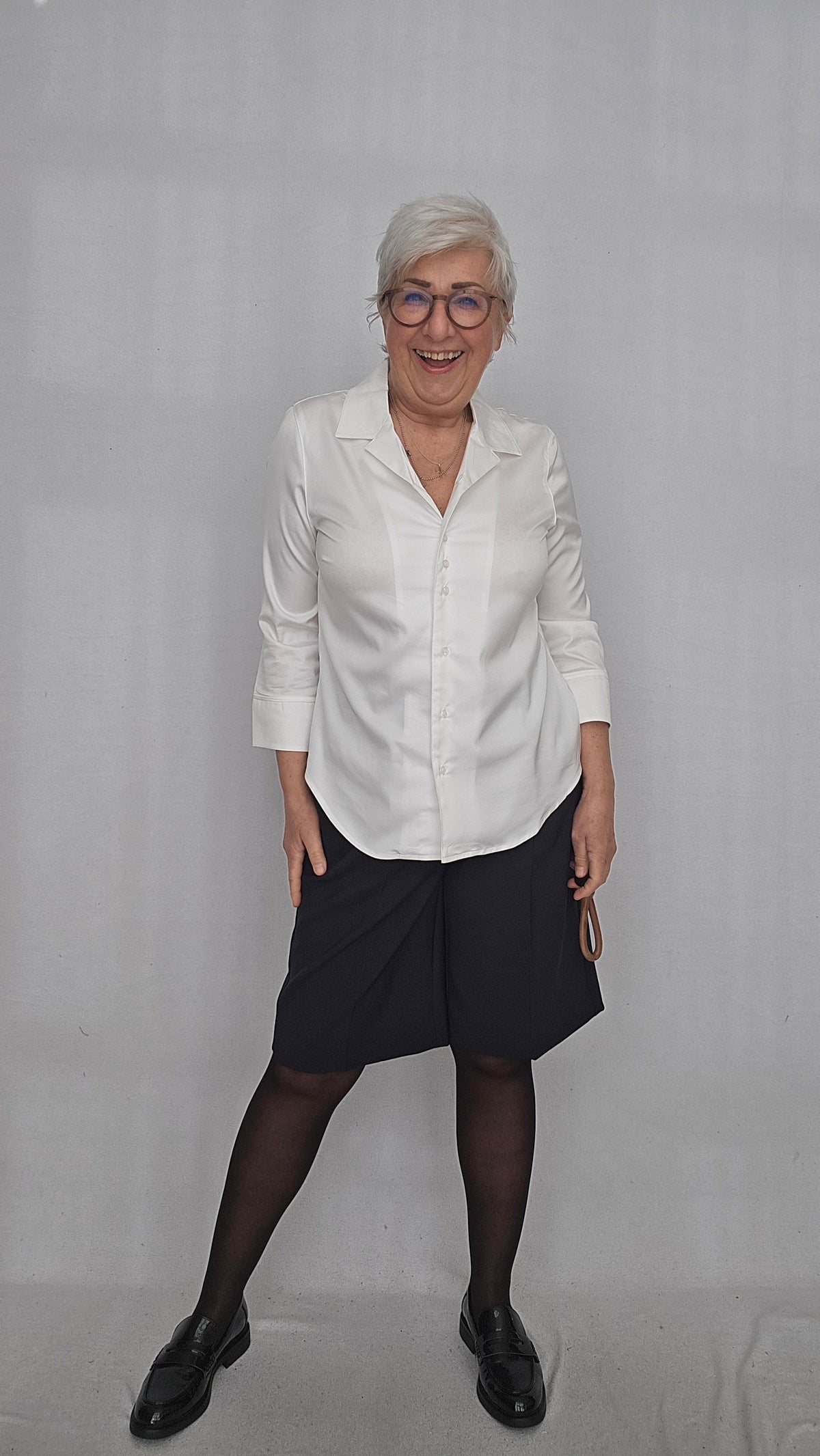 Cero Etage Dress shorts 34 / Dark navy CRO- Klassisk shorts kunstkolonialen