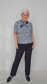 Cero Etage Dressbukse 34 / Dark navy CRO- Suzanne dressbukse kunstkolonialen