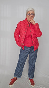 Cero Etage Dunjakke Red / 36 Cero Etage- Resirkulert tynn dunjakke kunstkolonialen