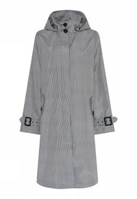 Cero Etage Jakke 36 Cero Etage- Rutete lang regnjakke kunstkolonialen