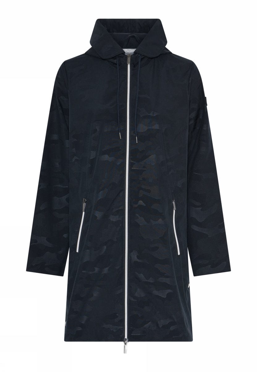 Cero Etage Jakke 36 / Navy Cero Etage- Sporty lang jakke kunstkolonialen