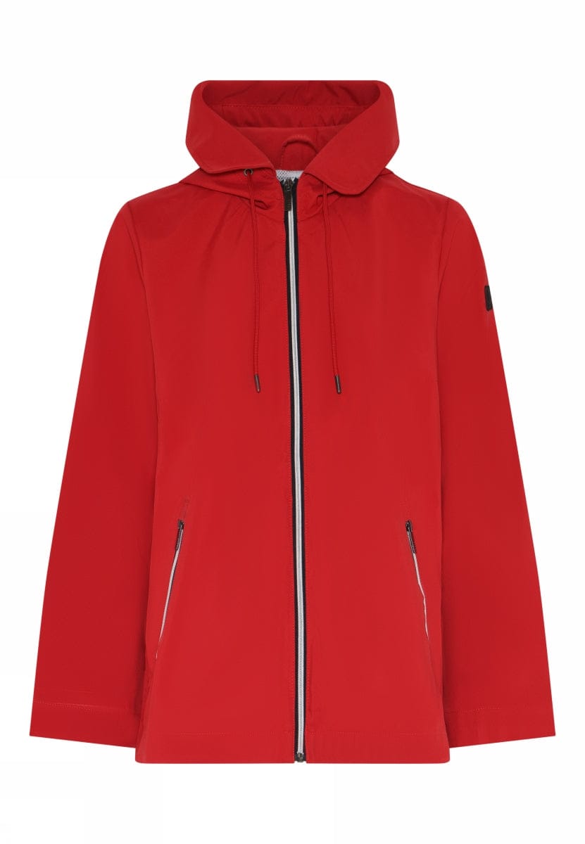 Cero Etage Jakke 36 / Red Cero Etage- Sporty rød jakke kunstkolonialen