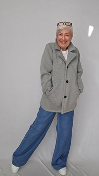 Cero Etage Jakke Cero Etage- Jersey jakke m/krage og knapper kunstkolonialen