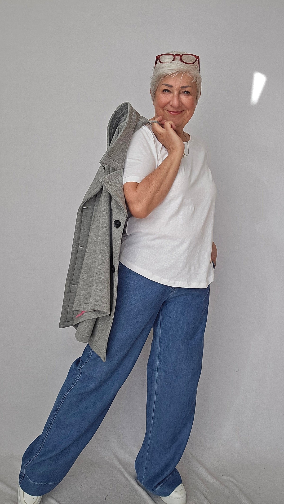 Cero Etage Jakke Cero Etage- Jersey jakke m/krage og knapper kunstkolonialen