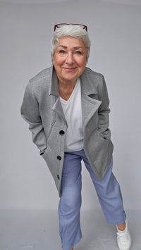 Cero Etage Jakke Cero Etage- Jersey jakke m/krage og knapper kunstkolonialen