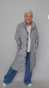 Cero Etage Jakke Cero Etage- Rutete lang regnjakke kunstkolonialen