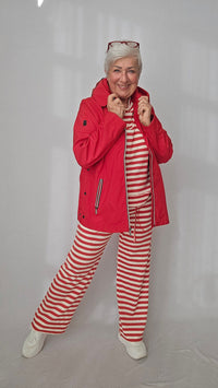 Cero Etage Jakke Cero Etage- Sporty rød jakke kunstkolonialen