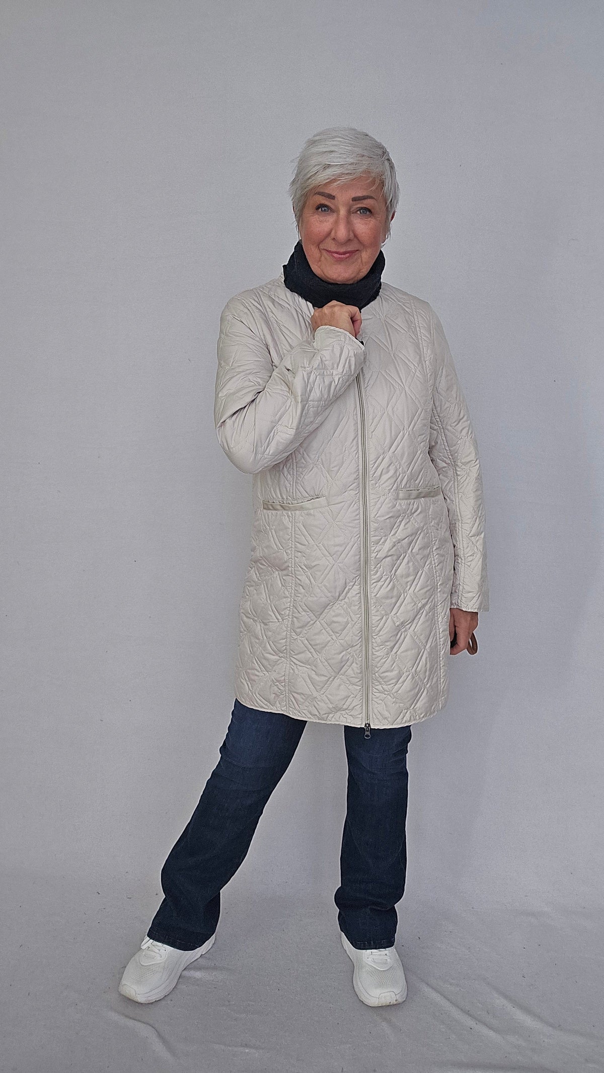 Cero Etage Jakke Etage- Quilted jacket long kunstkolonialen