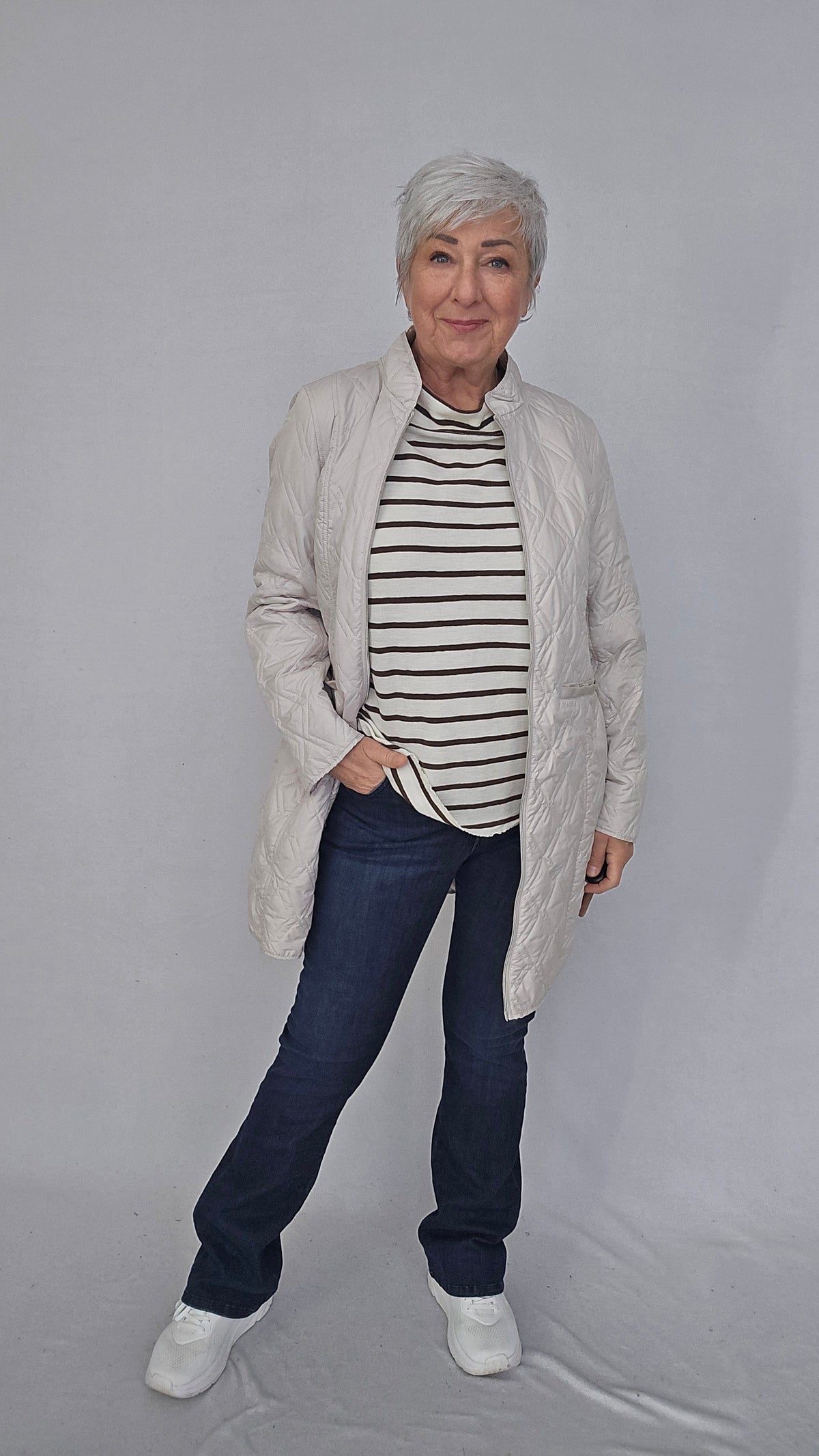 Cero Etage Jakke Etage- Quilted jacket long kunstkolonialen