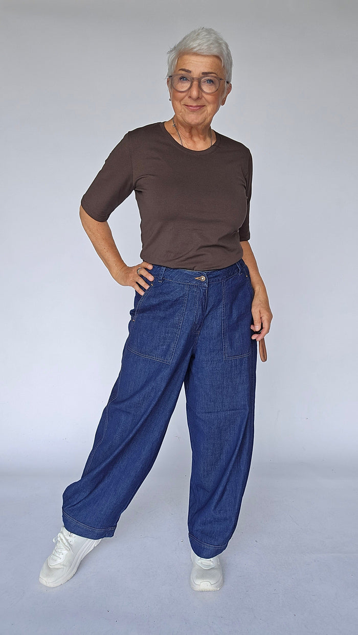 Cero Etage Jeans 34 CRO- Denim Elastic Waist kunstkolonialen