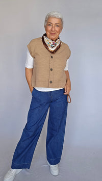 Cero Etage Jeans 34 / Mørk denim CRO- Denim Wide Pants kunstkolonialen