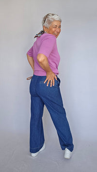 Cero Etage Jeans CRO- Denim Wide Pants kunstkolonialen