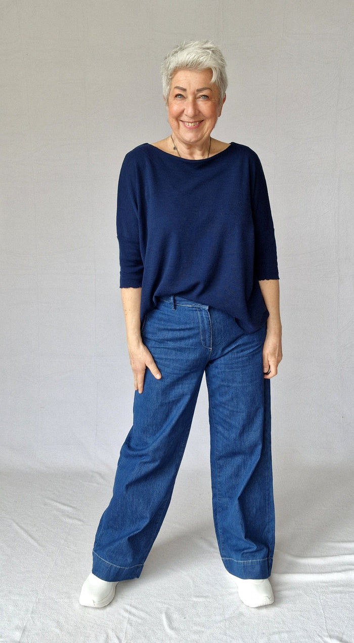 Cero Etage Jeans CRO- Denim Wide Pants kunstkolonialen