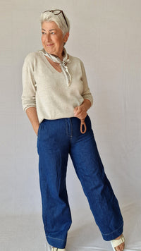 Cero Etage Jeans CRO- Denim Wide Pants kunstkolonialen