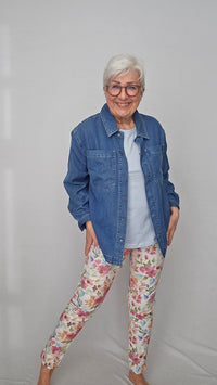 Cero Etage Jeansjakke Cero Etage- Oversize jakke i Lyocell kunstkolonialen