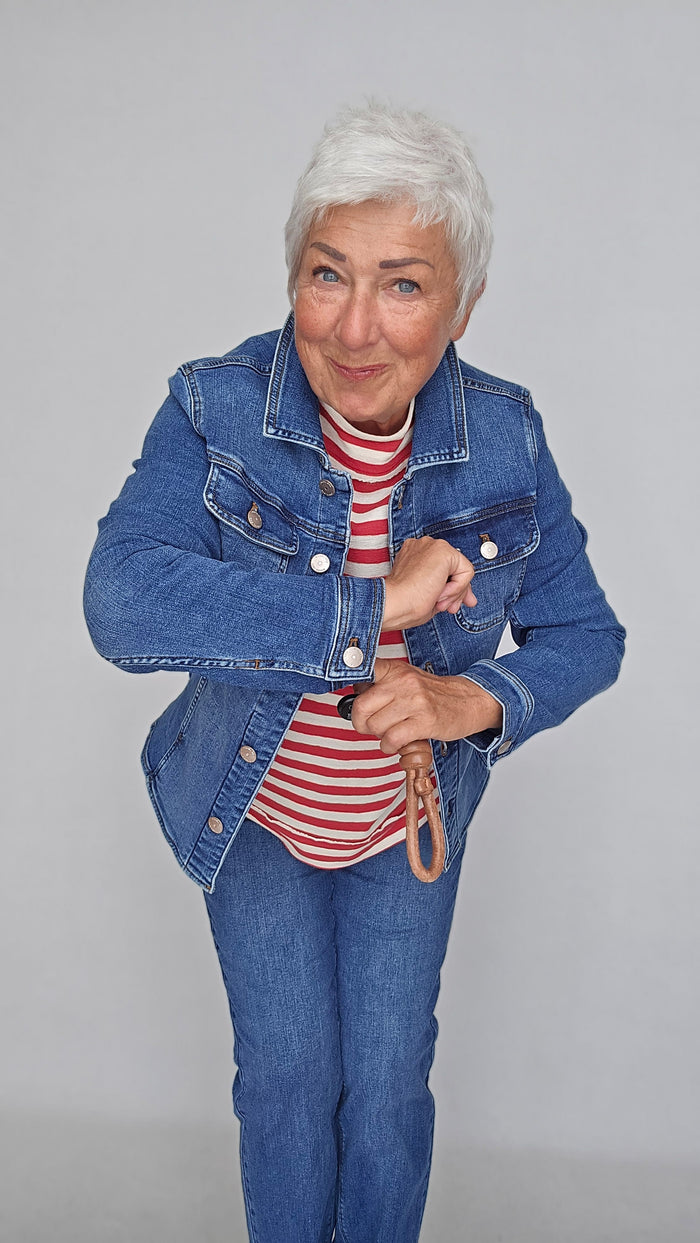Cero Etage Jeansjakke S Cero Etage- Denim jakke kunstkolonialen