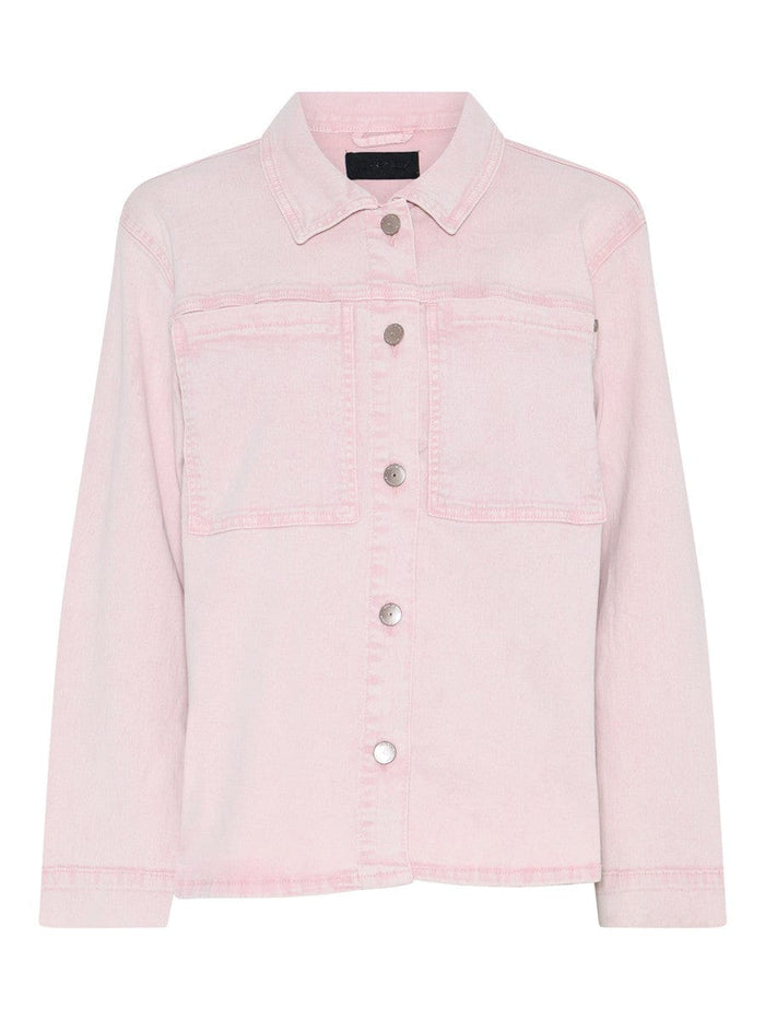 Cero Etage Jeansjakke S / Rose Cero Etage- Oversize denim jakke stone wash kunstkolonialen