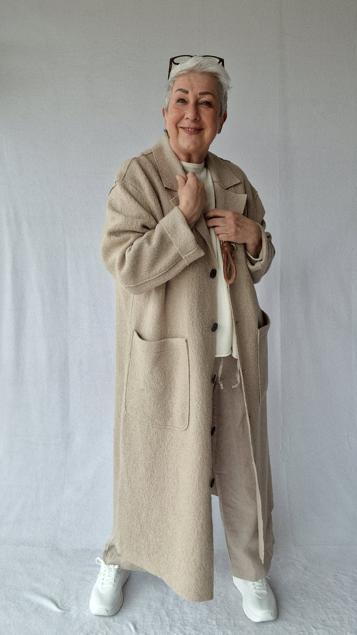 Cero Etage Kåpe Etage- ALL YEAR Wool Coat kunstkolonialen