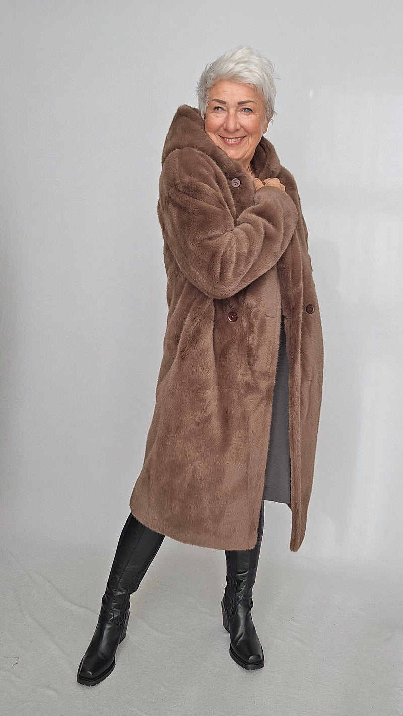 Cero Etage Kåpe Etage- Fuskepels m/hette kunstkolonialen