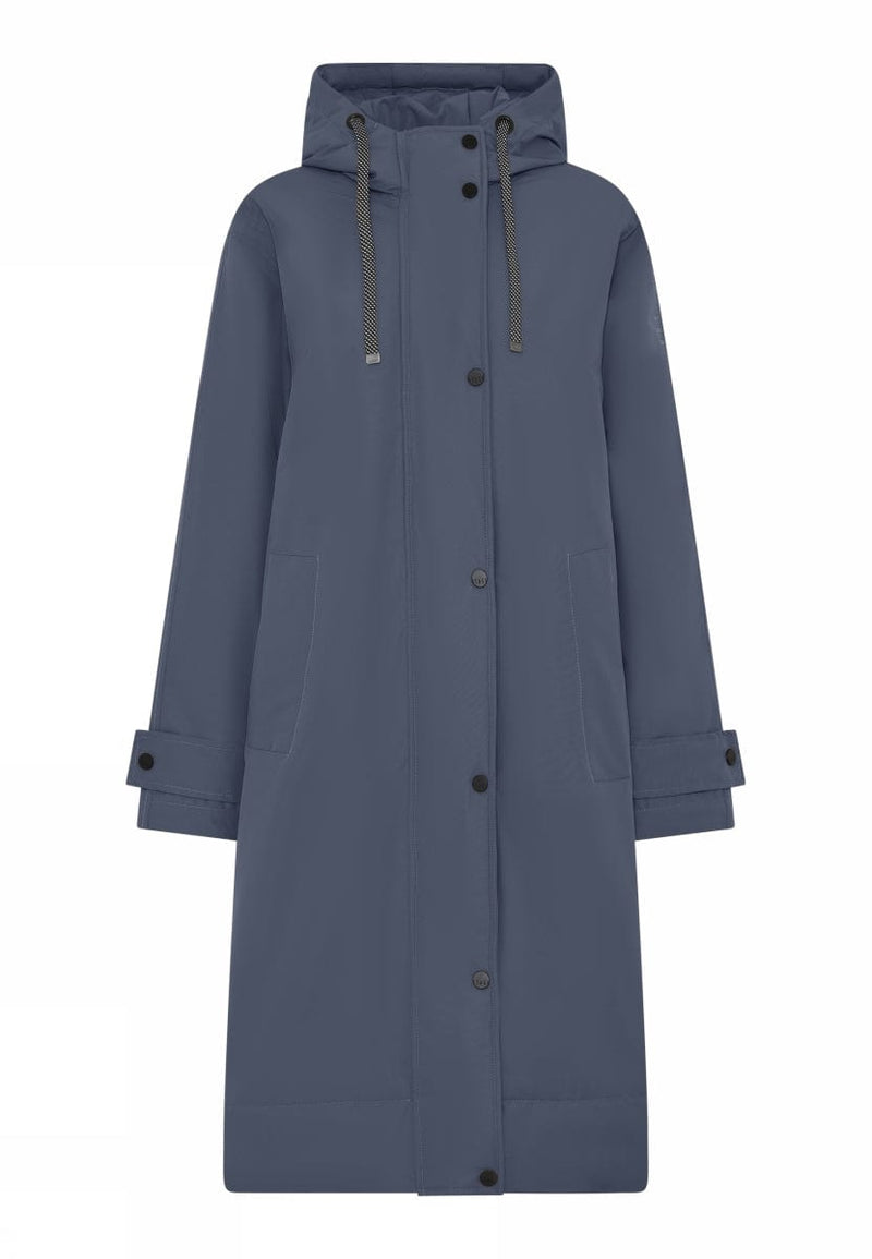 Cero Etage Regnjakke 36 / Winter Blue Cero Etage- Recycle Magic Rain Jacket LANG kunstkolonialen