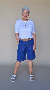 Cero Etage Shorts CRO- Mørk denimshorts kunstkolonialen