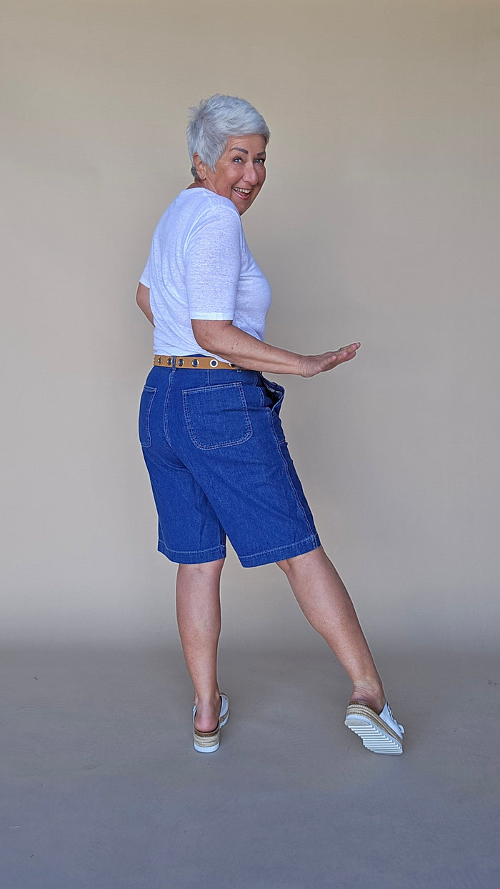 Cero Etage Shorts CRO- Mørk denimshorts kunstkolonialen