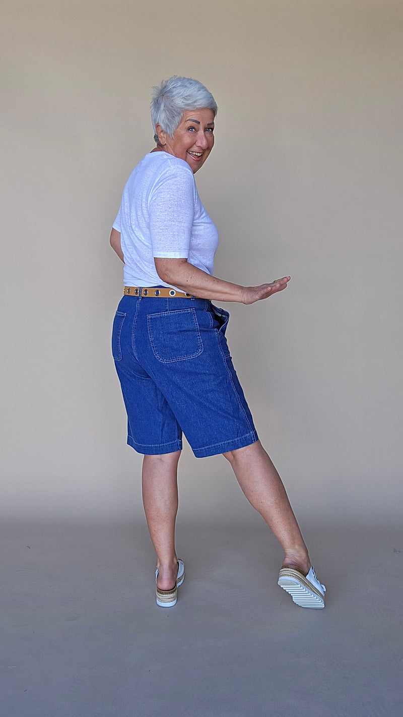 Cero Etage Shorts CRO- Mørk denimshorts kunstkolonialen