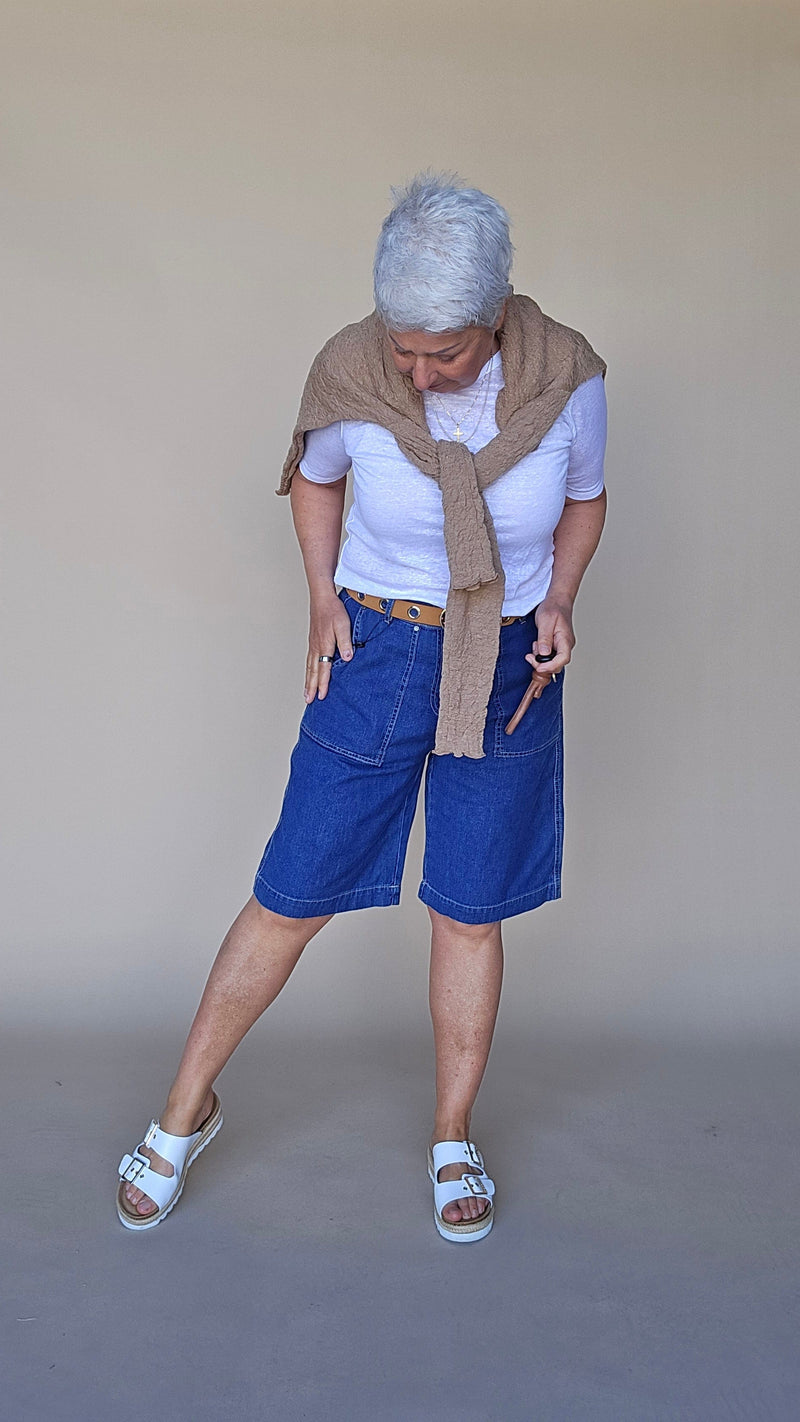 Cero Etage Shorts CRO- Mørk denimshorts kunstkolonialen