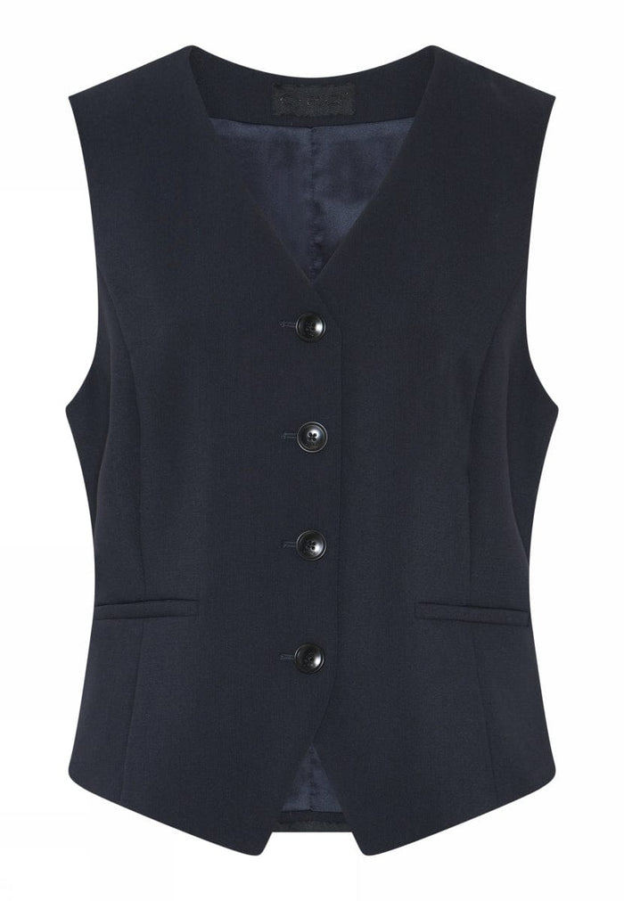 Cero Etage Vest 34 / Dk. Navy Cero Etage- Vest kunstkolonialen