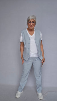 Cero Etage Vest 36 / Light Blue Cero Etage- Vest kunstkolonialen