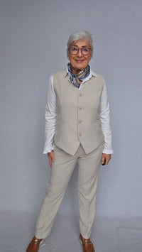 Cero Etage Vest 36 / Sand Melange Cero Etage- Vest kunstkolonialen