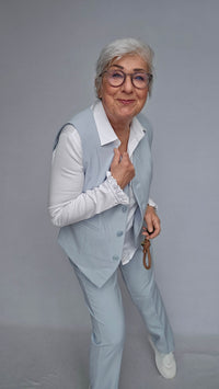 Cero Etage Vest 42 / Light Blue Cero Etage- Vest kunstkolonialen