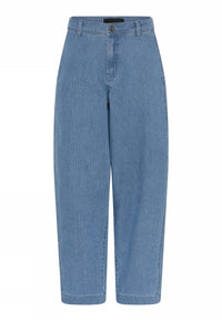 CRO Bukse 34 CRO- Barrel bukse i denim stripe kunstkolonialen