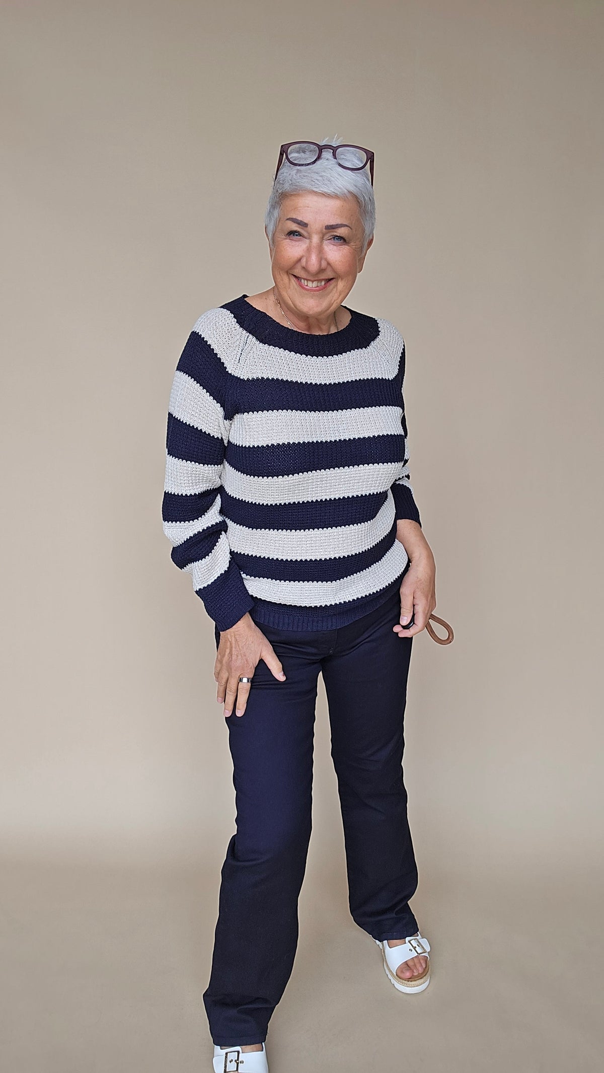 CRO Bukse 34 / Dark Blue CRO- Magic fit flared leg 82 cm kunstkolonialen