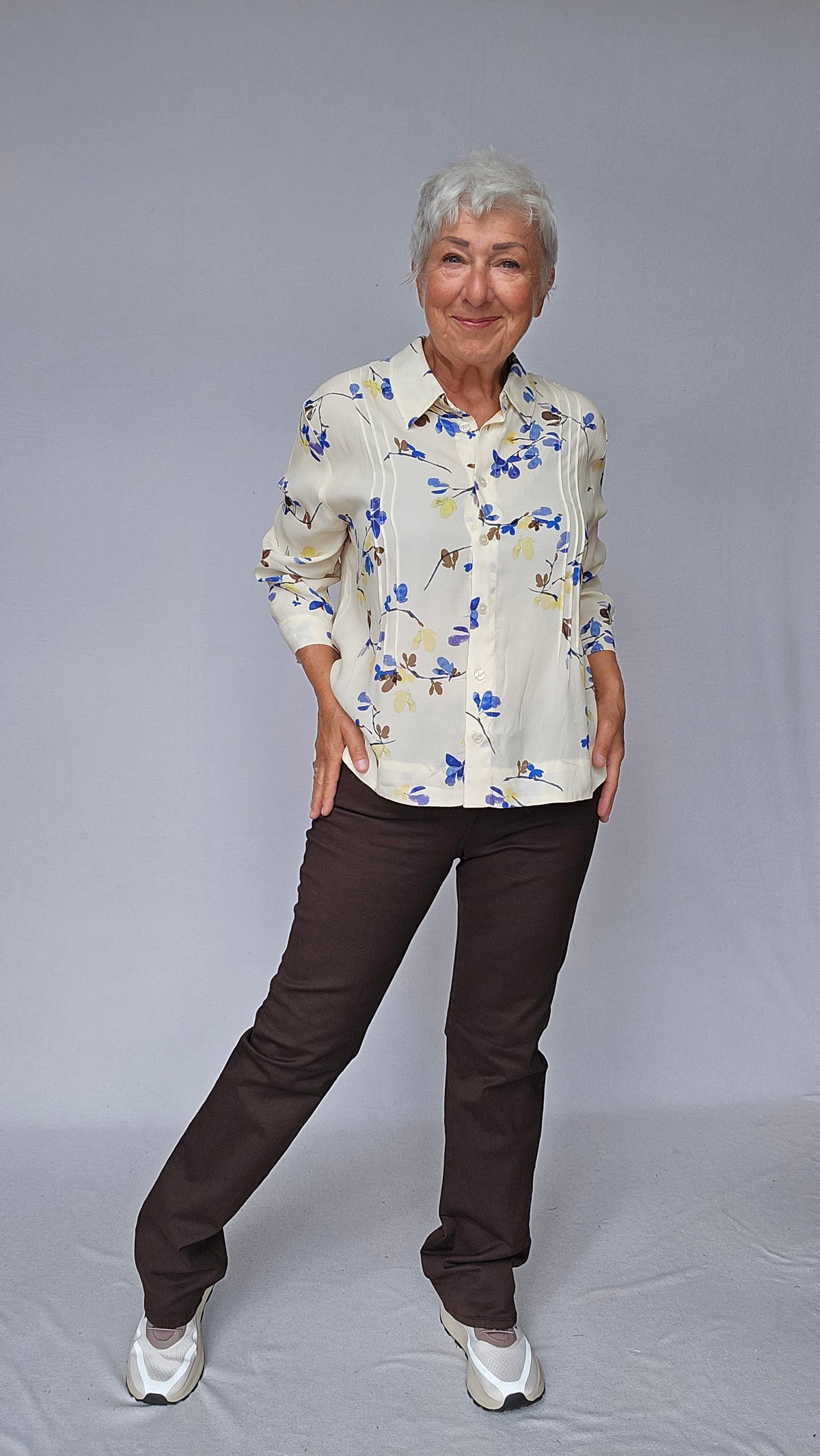 CRO Bukse 34 / Dark Brown CRO- Magic fit flared leg 82 cm kunstkolonialen