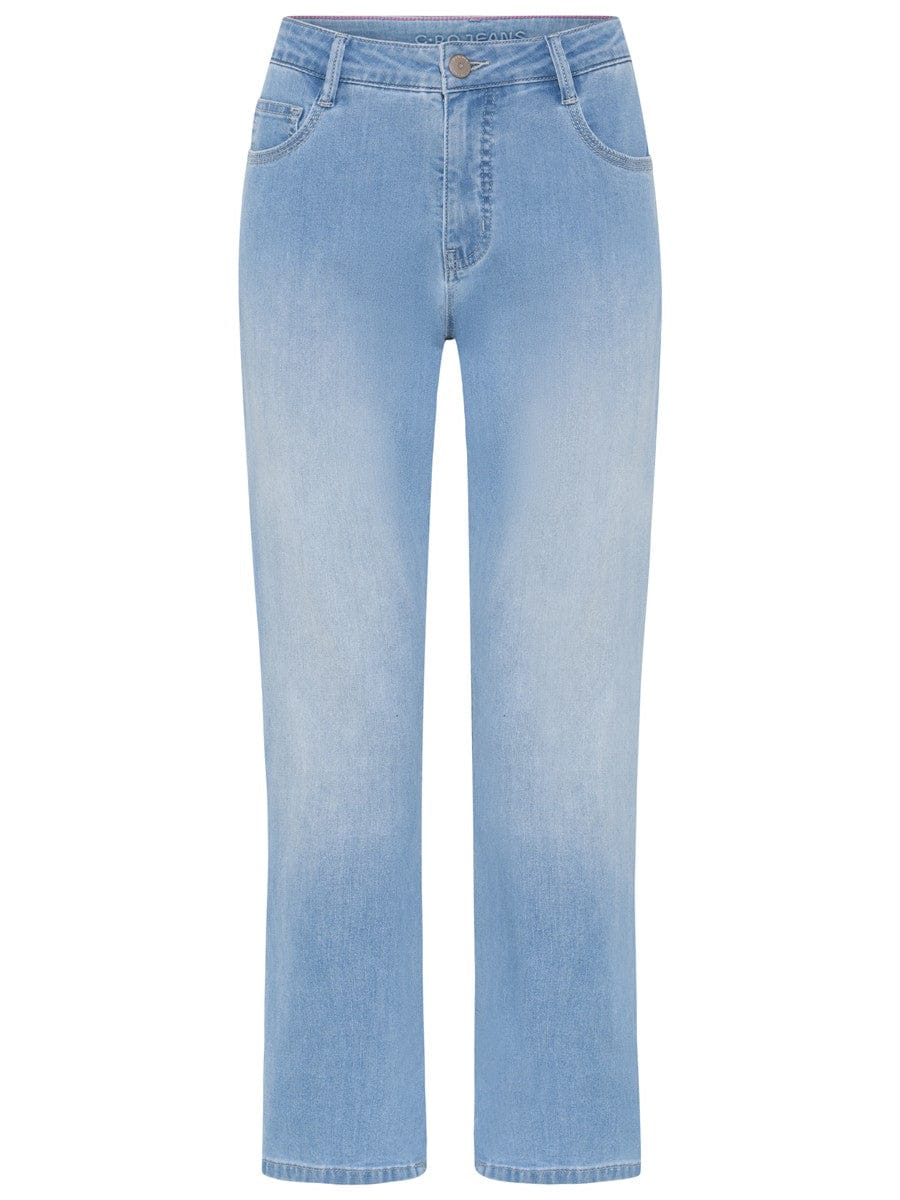 CRO Bukse 34 / Lys denim CRO- Kick flared denim bukse kunstkolonialen