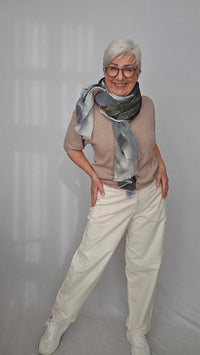 CRO Bukse 34 / Off white CRO- Carla barrel bukse i babycord kunstkolonialen