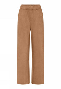 CRO Bukse 36 / Camel CRO- Bukse i semsket look kunstkolonialen