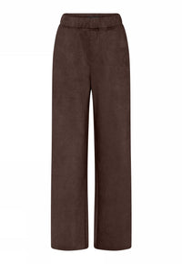 CRO Bukse 36 / Dark Brown CRO- Bukse i semsket look kunstkolonialen