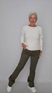 CRO Bukse Bronze / 34 CRO- Magic fit flared leg 82 cm kunstkolonialen