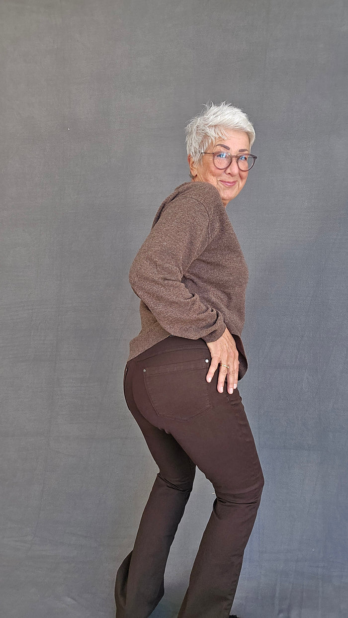 CRO Bukse Cero – Magic fit flared leg 82 cm kunstkolonialen