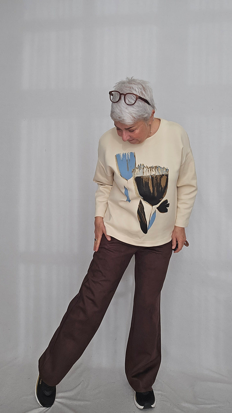 CRO Bukse CRO- Bukse i semsket look kunstkolonialen